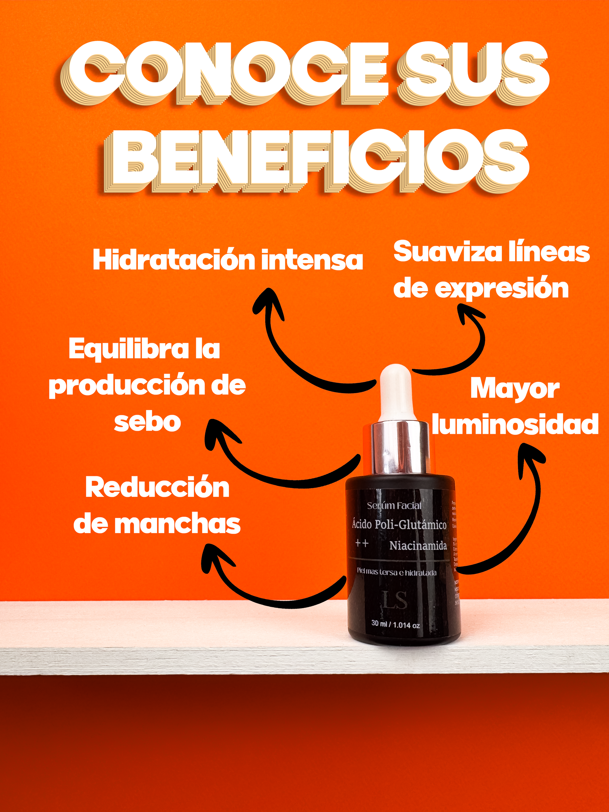 Sérum Ácido Poliglutámico + Niacinamida